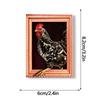 3D Cartoon Animal Magnetic Photo Frame Framed Picture Style Wooden Magnet  Office Board