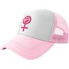Feminism Symbol Trucker Hat Adjustable Mesh Snapback Cap Unisex Casual Outdoor Baseball Hat