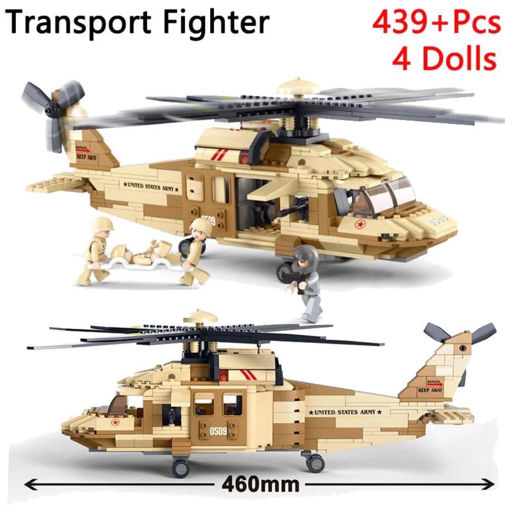 SLUBAN Militare Re di Jaeger AH-1Z VIPER Gunship Elicottero Armato Kit di Costruzione Mattoncini Giocattoli Modello Classico per Bambini Regali
