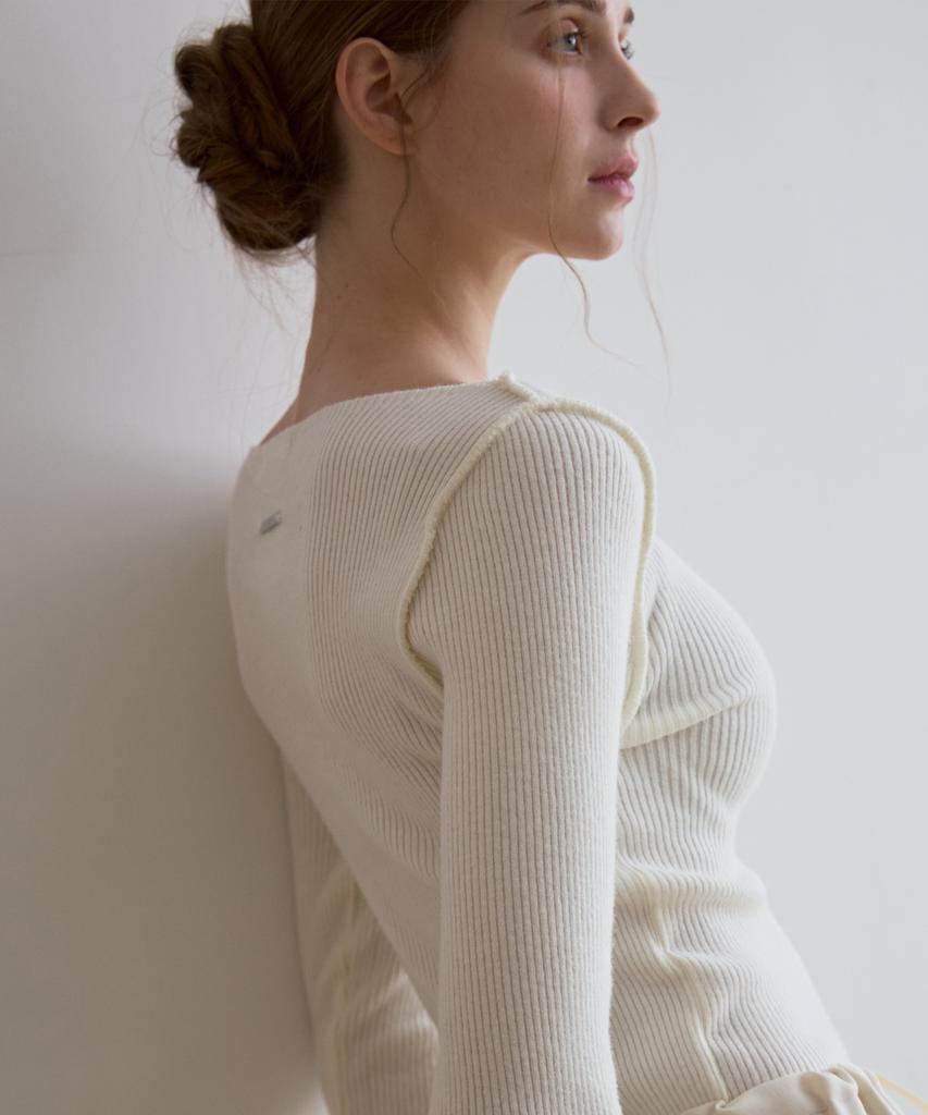 ODER Deck Ribbed Boat Pullover - Ivory