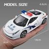 RUM1:32 Scale Ferrari Police Alloy Car Model Light & Sound effect diecast car Toys for Boys baby toys birthday gift car toys kids toys car model car