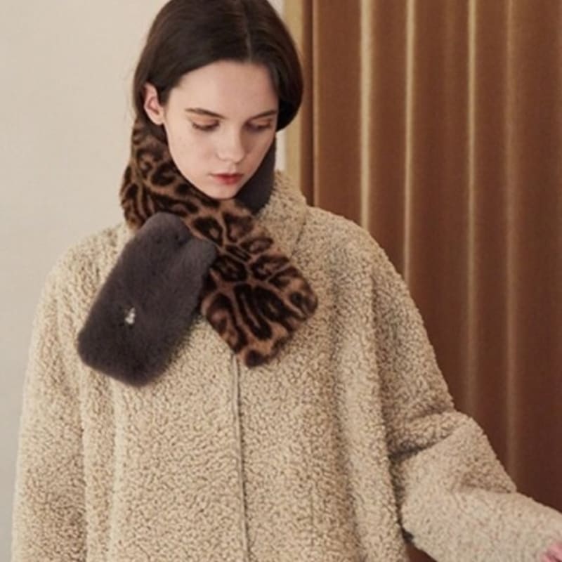 MANES Marmande Fake Fur Muffler (5 Colors)