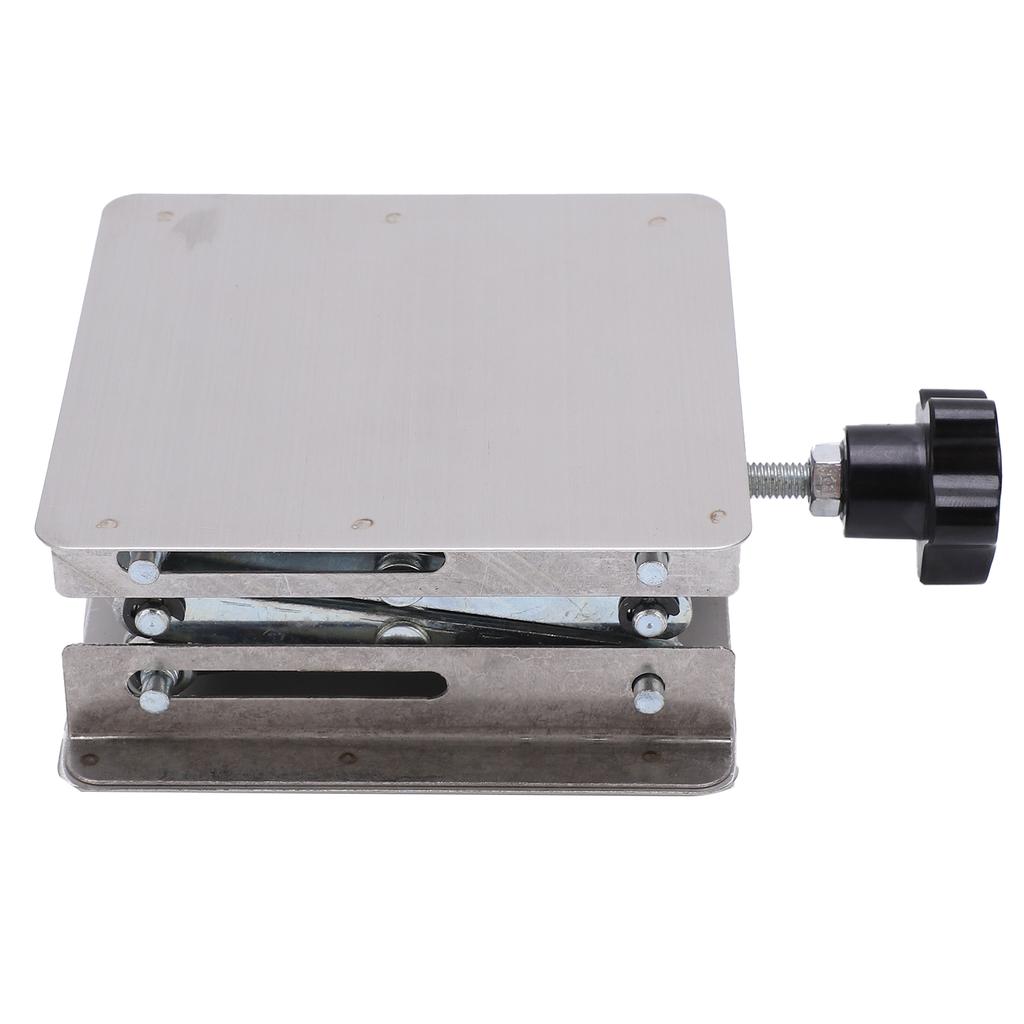 Small Stainless Steel Lifting Platform Manual Miniature Lift Stand Table for RC Cars