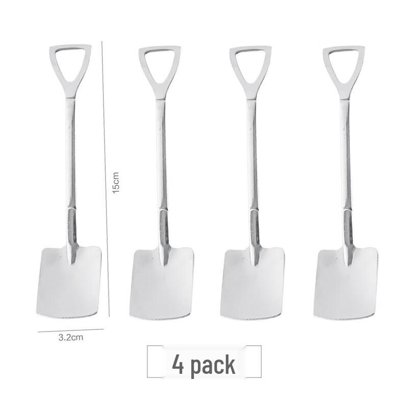 Утолщенные ложки-лопатки из нержавеющей стали - Набор из 4 штук