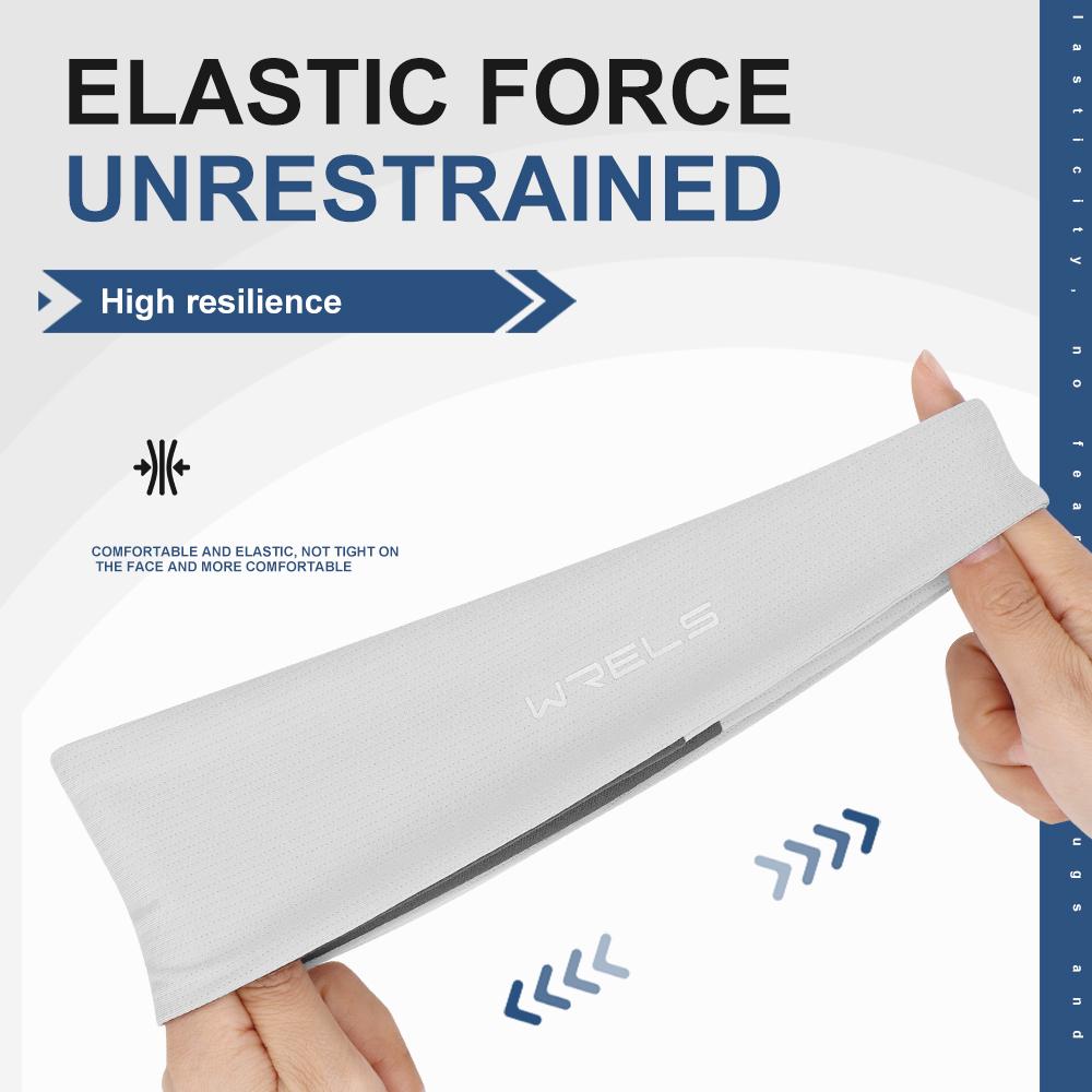 Atmungsaktives Stirnband Schweißabsorbierendes Band Damen Herren Elastisch Leicht Fahrrad Haarbänder Schnelltrocknend Fitness Yoga Haarbänder