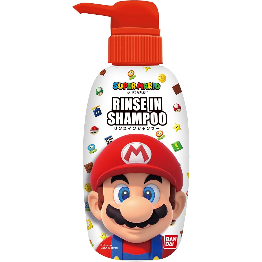 Bandai (BANDAI) Conditioner in Shampoo Super Mario Target Age: 3 years old and up