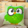 DDuolingo Cushion Cover Soft Durable Reversible Pillow Cover Home Car MultiScene Daily Comfort Pillowcase