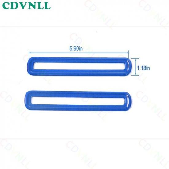 Interior Door Air Outlet Vent Frame Trim For Ford Mustang 2015- Bright Blue