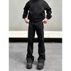Manufacturer American retro multi-pocket tooling jeans men's and women's trendy high street loose and thin long pants
