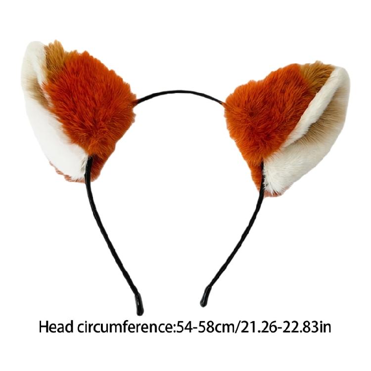 Detailed Animal Ear Cosplay Headgear Soft For Stage Performances Costume Roleplaying Enthusiasts Convention Activities