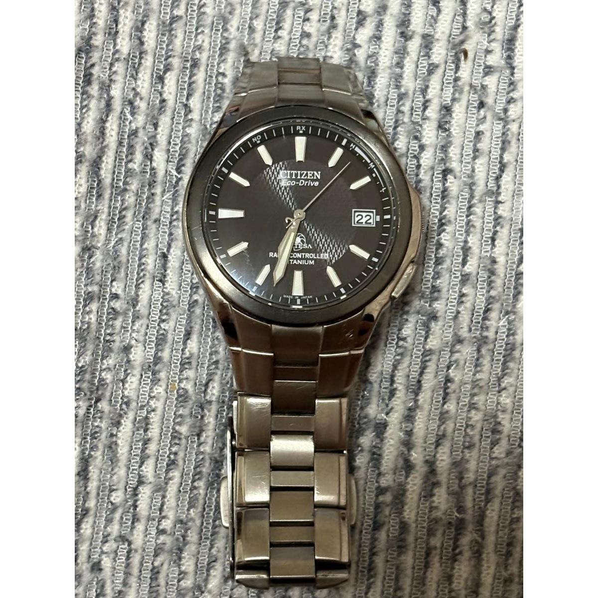 CITIZEN ATTESA H410-T006043 Eco Drive Радио-солнечные часы