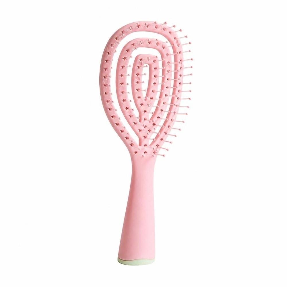 Oval Shape Detangling Hair Brush Hollow Out Scalp Massage Comb New Hair Comb All Hair Types