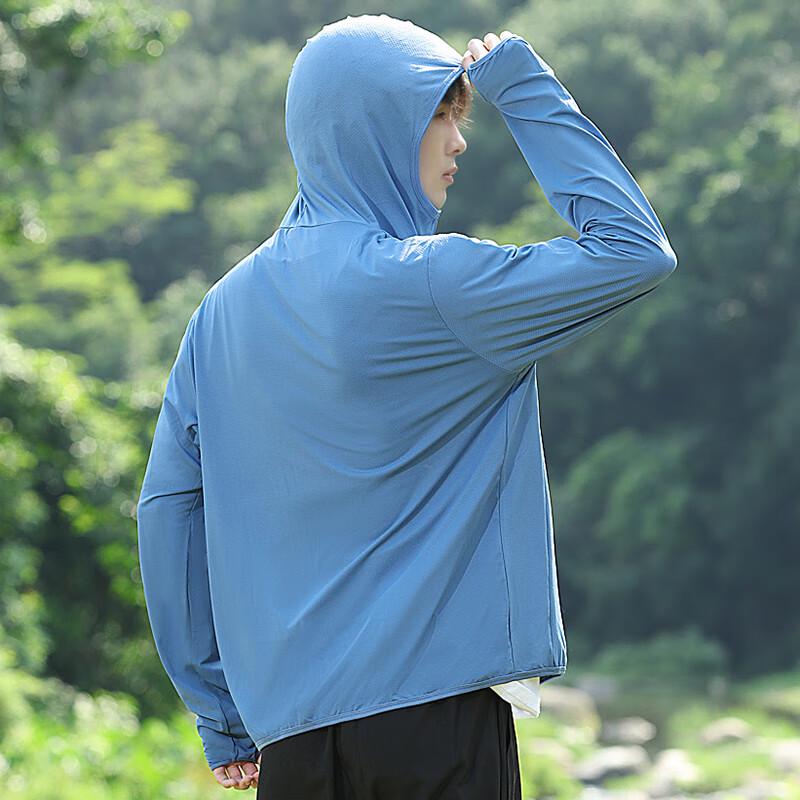 Warrior Men's Summer UPF50+ UV Protection Hooded Sun Jacket