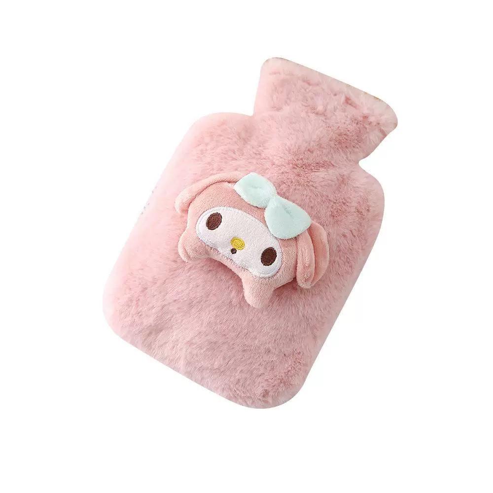 Cartoon Hot Water Bottle, Water-Filled, Plush, Cute, Thickened, Portable, Explosion-Proof, New Model for Students to Keep Warm, Hand Warmer