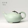 Celestial Green Ru Kiln Teapot High-grade Imitation Song Ru Porcelain Small Pot Retro Hand Grab Pot Ceramic Kung Fu Tea Set