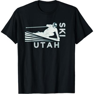 Retro Ski Utah - Vintage Snow Ski T-Shirt