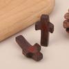 1/2PCS Wooden Pocket Prayer Cross, Small Handheld Cross For Comfort, Pocket Gift For Prayer & Faith