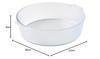 Adelia Cerabake Round Dish S, Microwave and Oven Safe