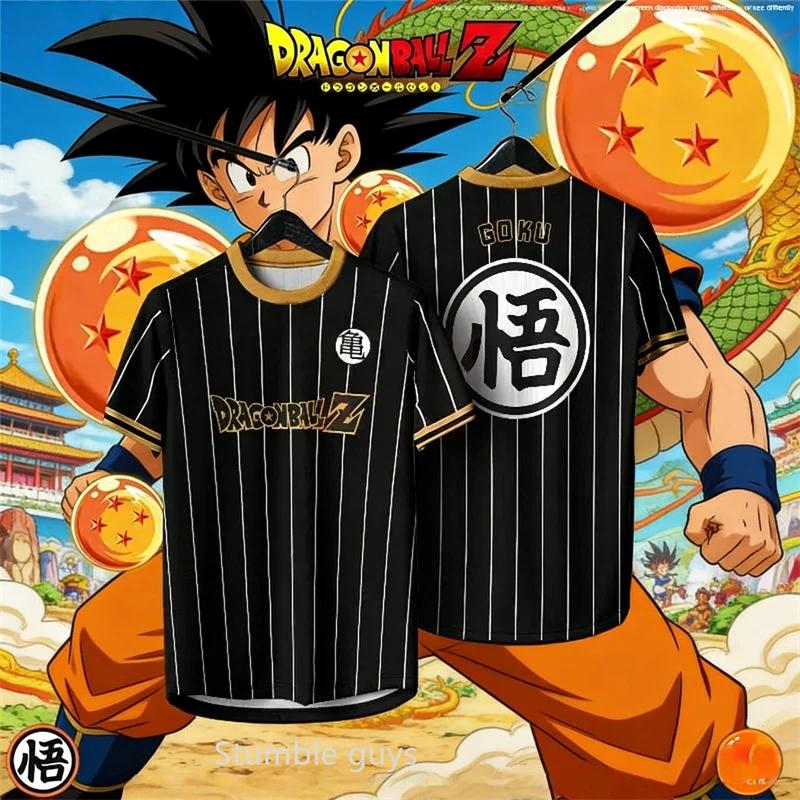 

Dragon Ball T-shirt Boys Clothes Girls Kids Soccer Jersey Goku Women Super Saiyan God Football Sportswear 110