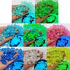 300pcs/bag Outdoor Yard Luminous Stones Garden Pebbles Glow In Dark Fish Tank Aquarium Decoration Natural Crystals Rocks