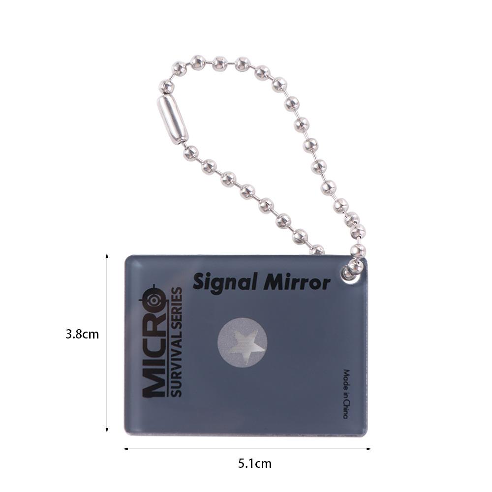 Multifunction Outdoor Signal Mirror Practical Survival Mirror Rescue Mirror  Outdoor Device