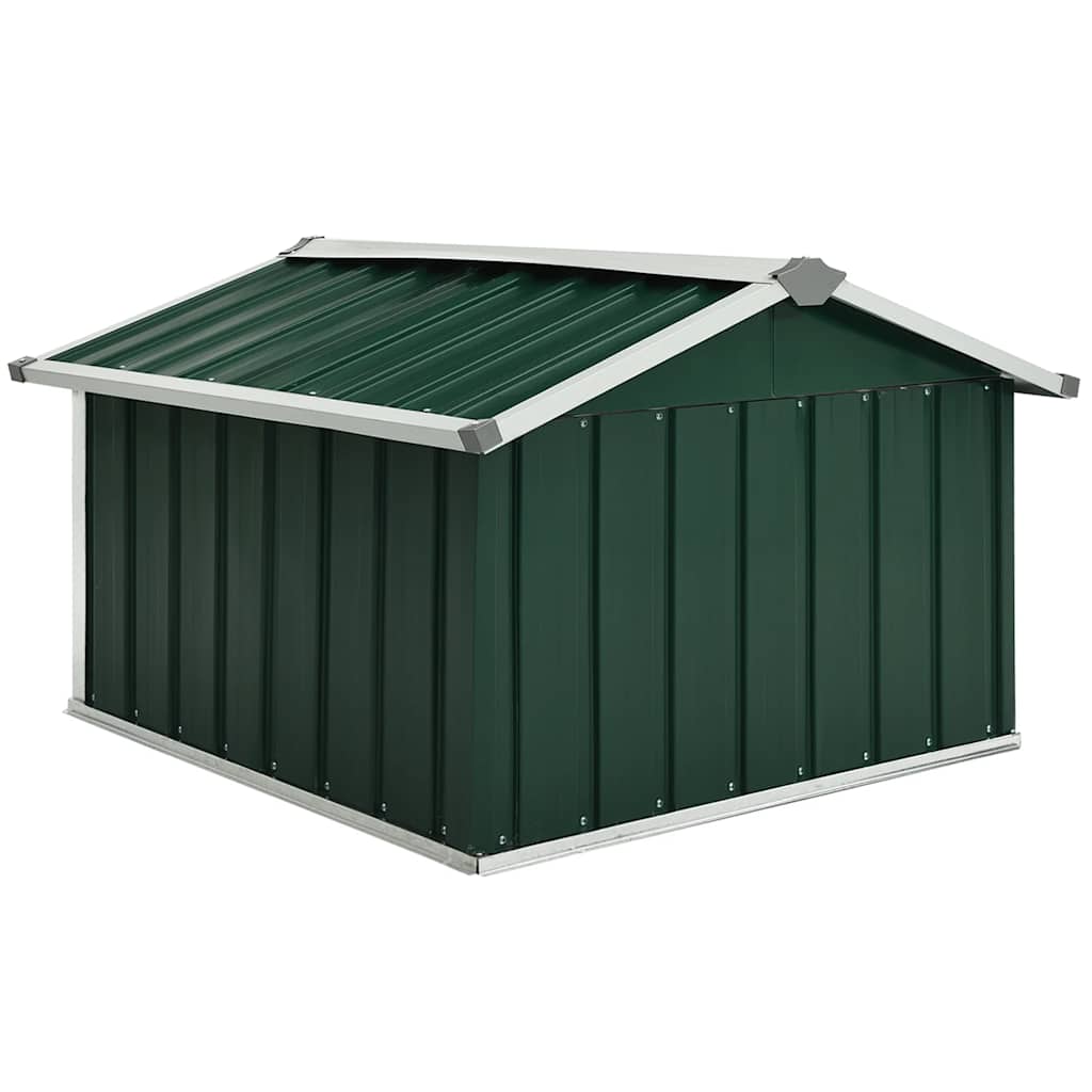 Vidaxl Robot Lawnmower Garage, 92X97X63 Cm, Galvanized Steel