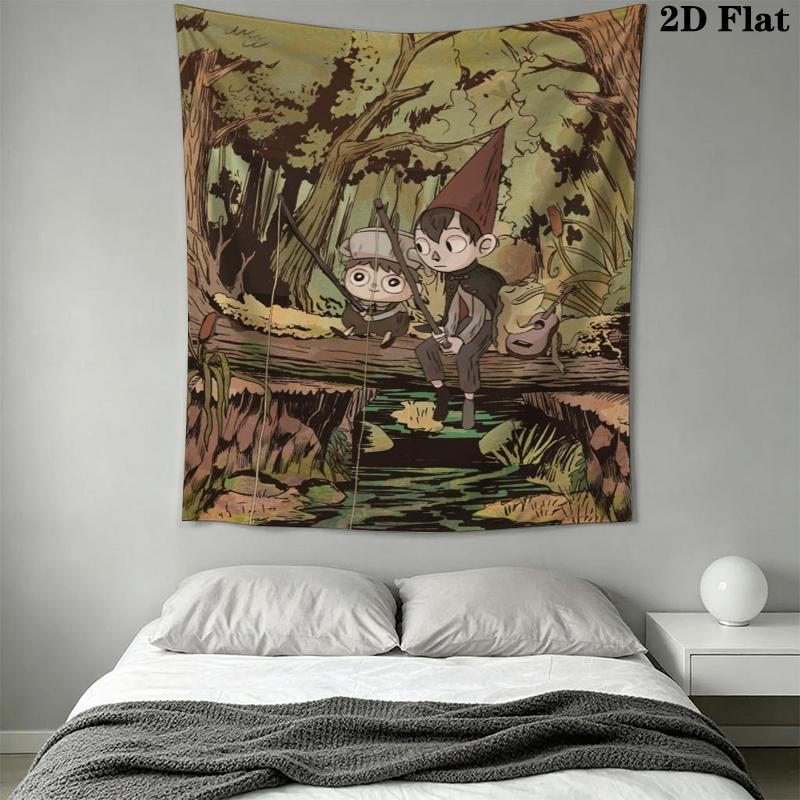Over the Garden Wall Wall Tapestry Aesthetic Wall Hanging Printed Fabric Blanket Decorative Tapestries for Bedroom Living Room Home Decor