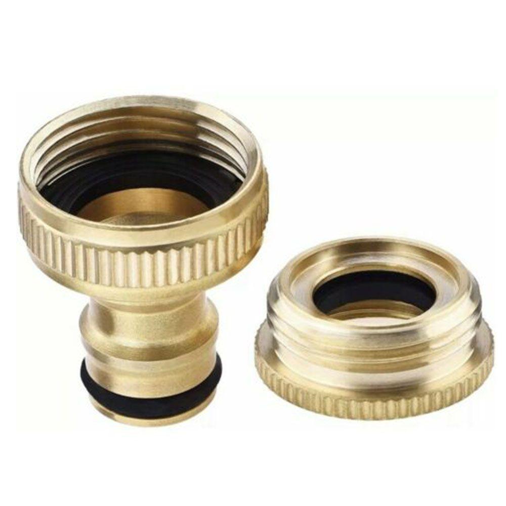 Universal Pressure Washer Hose Adaptor 3/4'' 1/2'' Threaded Faucet Hose Tap  Irrigation