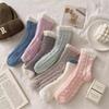Women's Coral Fleece Winter Socks - Plush, Thick, Warm Postpartum Sleep & Floor Socks