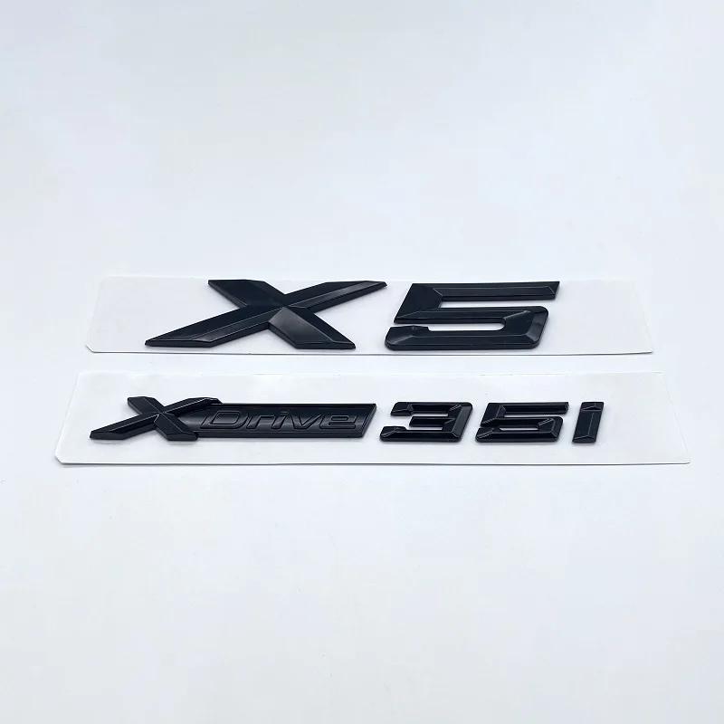3D AB Schwarz Silber Schriftzug XDrive30i XDrive35i XDrive40i XDrive48i XDrive50i XDrive30d Für BMW X5 Auto Heckklappe Emblem Aufkleber yk2