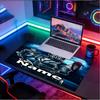 Custom Name Personalized Knight Rider Pattern Mousepad, Laptop PC Desk Mat, Decorative Desk Mat for Home Keyboard Pad Gift