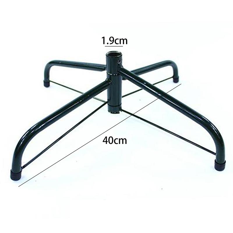 30/40/45/50/60cm Christmas Tree Base Stand Foldable Iron Bracket Bottom Holder Base 4 Feets Christmas Tree Bracket Accessories
