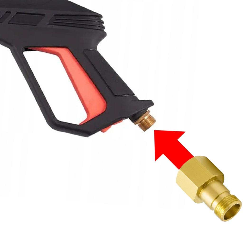 Rosfix Zestaw Do Myjki Ciśnieniowej Z Pistoletem M22 – 5 Dysz, Adapter Easy!Lock, Pianownica 1L | 275 Bar | Ergonomiczny Uchwyt