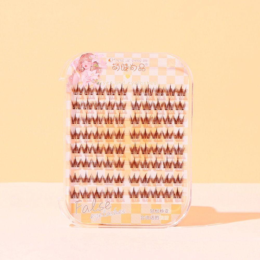 Makeup Adhesive False Eyelashes DIY False Eyelash Clusters Fairy Glue Free Fake Lashes  Women/Girls