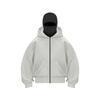 Oversized Y2K Hoodie Men Women Fleece Lined Double Hood Streetwear Sweatshirt Fall Winter