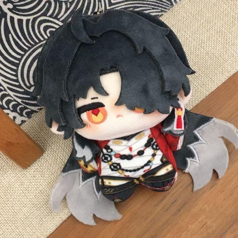10cm Neues Honkai Star Rail Blade Plüschtier Stofftiere Blade Plüschpuppen Rucksack Dekorative Anhänger Schlüsselanhänger Geburtstag Weihnachten Geschenk black