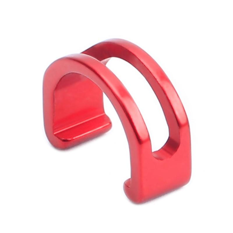 10Pcs Aluminum Alloys Bicycles Cable Clip Brake Cable Housing Clip Fixed Clamps Brake Derailleurs Shifts Cable Clip