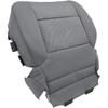 Driver or Passenger Side Bottom Cloth Seat Cover H2R or 4D7 Gray Fit for Chevy Silverado Suburban 1500 2014-2018 GMC Sierra Yukon 2500 3500 2015-2019