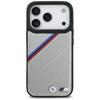 BMW M Dreifarbiges Metall-Logo MagSafe Hülle für iPhone 17 Pro Grau