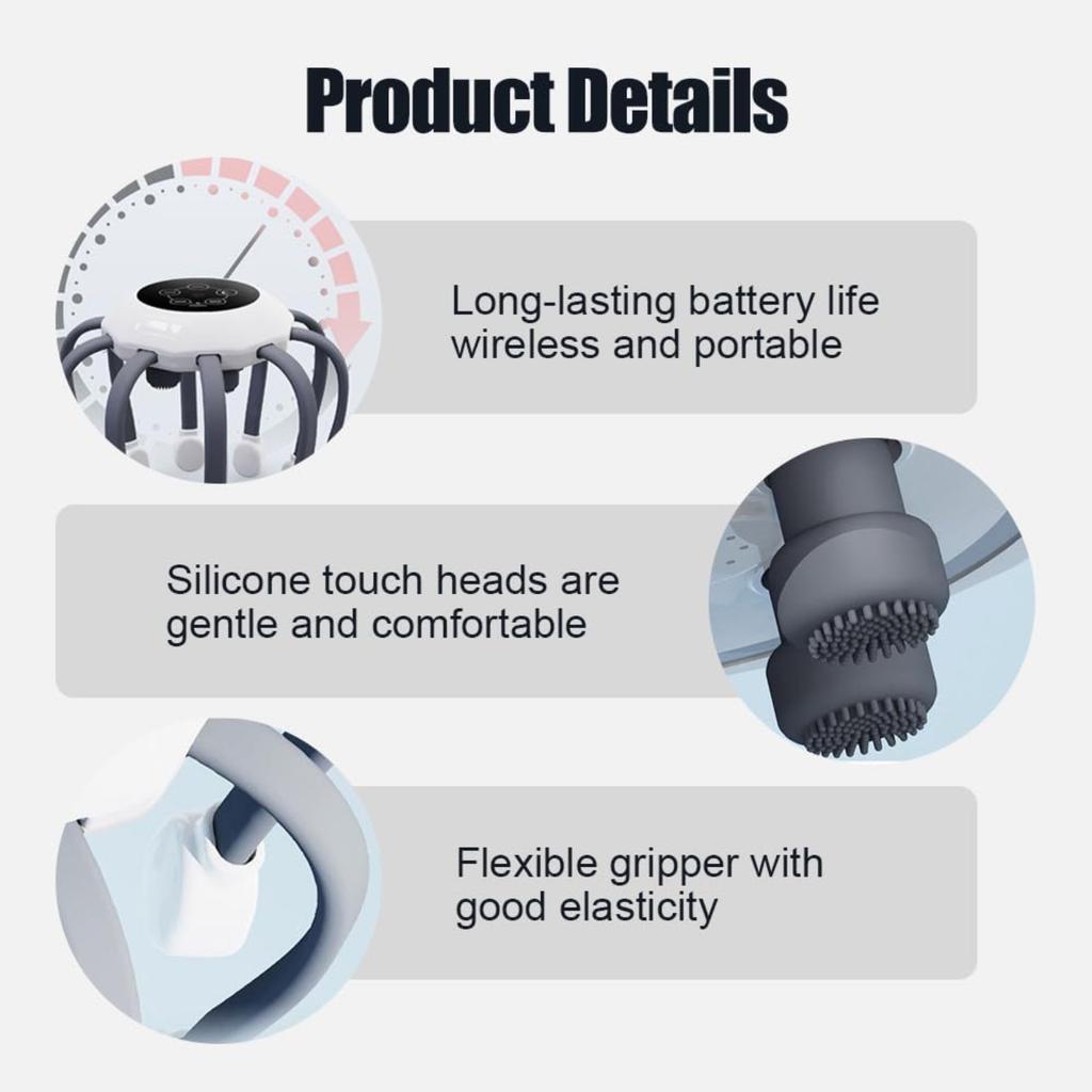 20-claw Octopus, Smart Home Massager Head Relaxation Massager