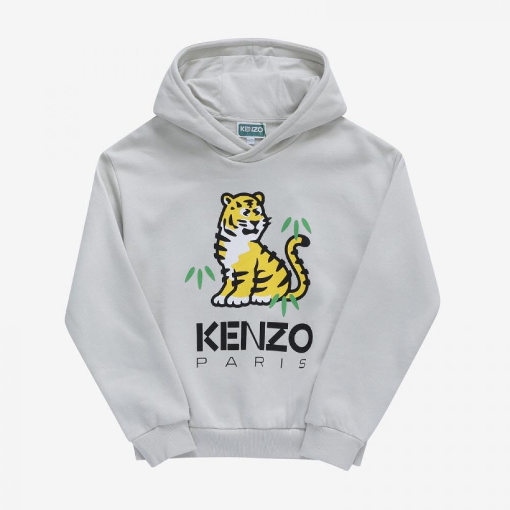 Kenzo K25838 261 Kotora Kotora Tiger Logo Kids Hoodie