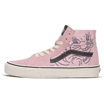 Sk8 Hi Comfortable Versatile High Top Skate Shoes Women Sneakers Pink VN0A5KRUCCI