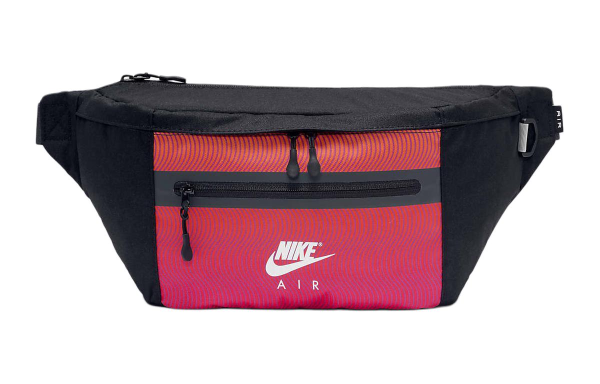 Nike Elemental Fabric Shoulder Bag, Crossbody Bag, Fanny Pack Regular Unisex Black & Red FV8133-010