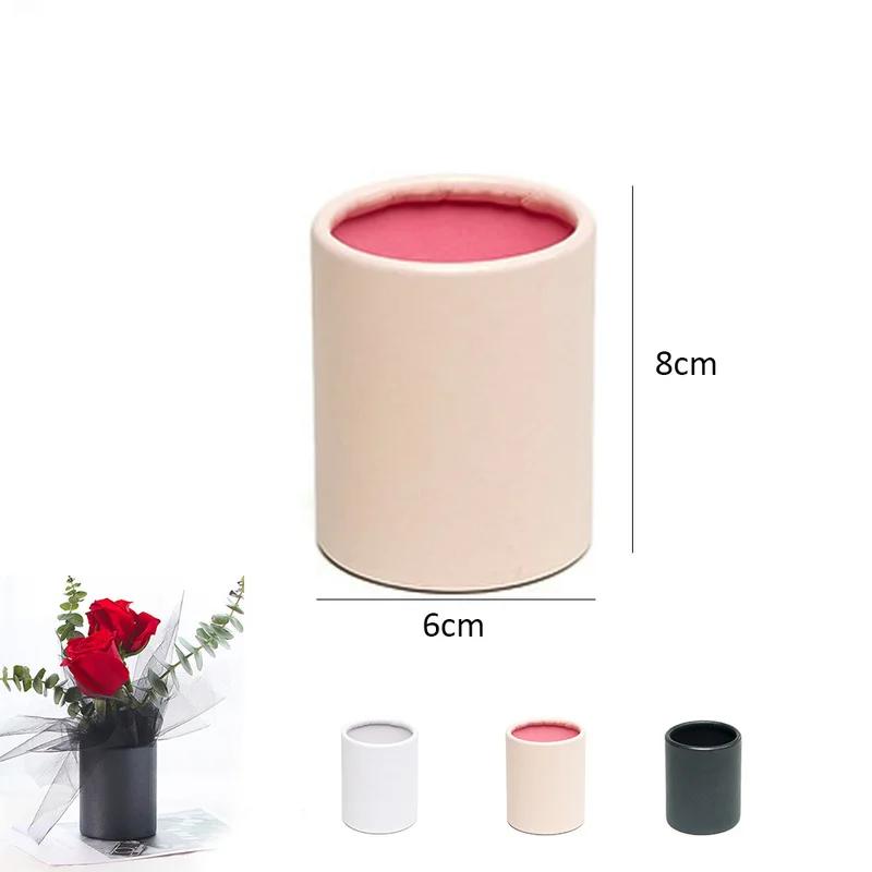 Blumenkasten, rund, aus Karton, Geschenkboxen für Hochzeiten, Partys, Rosen, Blumen, Verpackung, Dekoration, Valentinstag, Party, Geschenke, Zubehör