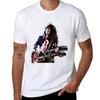Jimmy Page With Double Guitar TShirt Thanksgiving Casual Tee TShirt