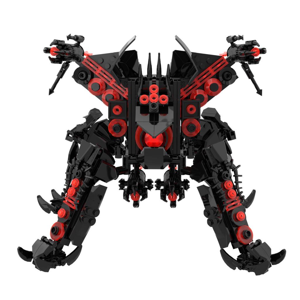 Toilet Man And Monitor Man Building Block Vs Toy Three-Body Stereo Mecha Spider Ns929