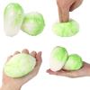 Simulation Vegetable Stress Relief Toy Slow Rebound Chinese Cabbage Carrot White Radish Fidget Squeeze Toy