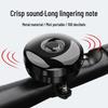 Durable Black Iron Bicycle Horn for Mountain & Folding Bikes - Loud Sound