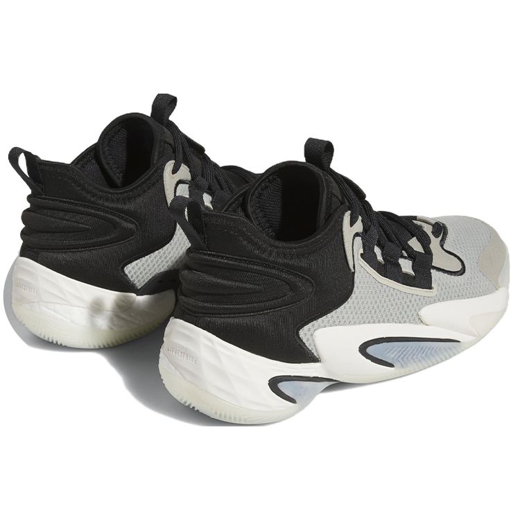 Adidas BYW Select Fashion Versatile Shock Absorption Non-Slip Wear-Resistant Supportive Low-Top Basketball Shoes Unisex Sneakers Gray Black IG4937