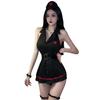 Nurse Cosplay Nurse Uniform Set Nurse Cap Sexy Naughty Nurse Costume Large Size Cute Nurse Lingerie Extreme Mini Length Seductive Female Doctor White